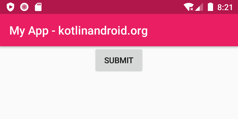 Android Button - Default Look