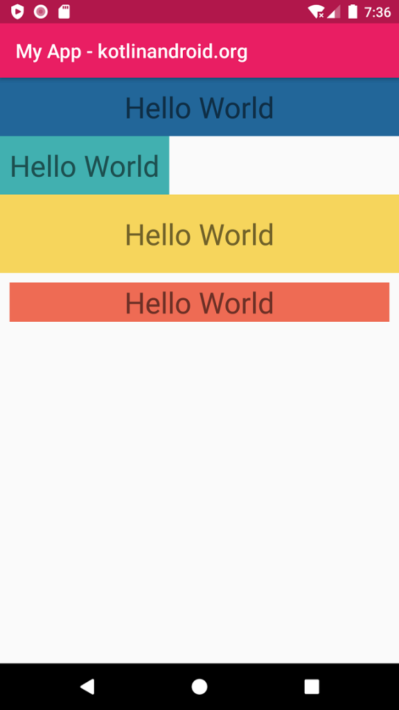 Android TextView Background Color – Kotlin Android Tutorials