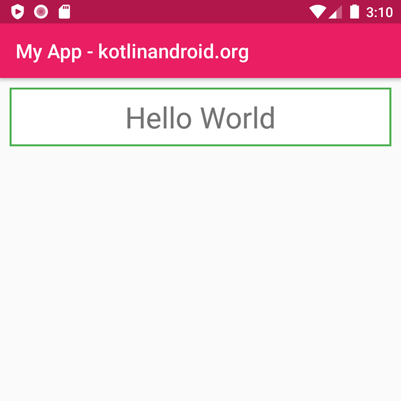 how to add border to textview in android studio