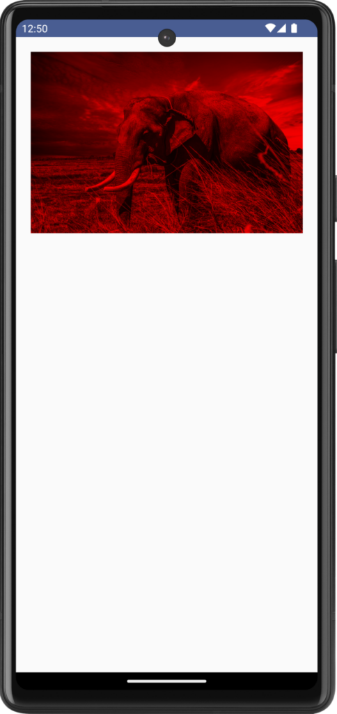 Android Jetpack Compose - Image with Tint - Red color tint