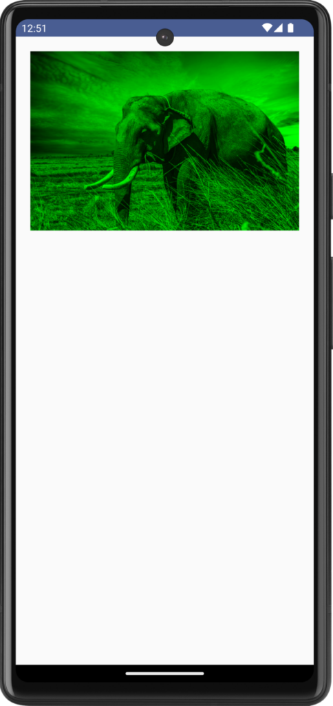 Android Jetpack Compose - Tint Image with Green color and Darken blend mode